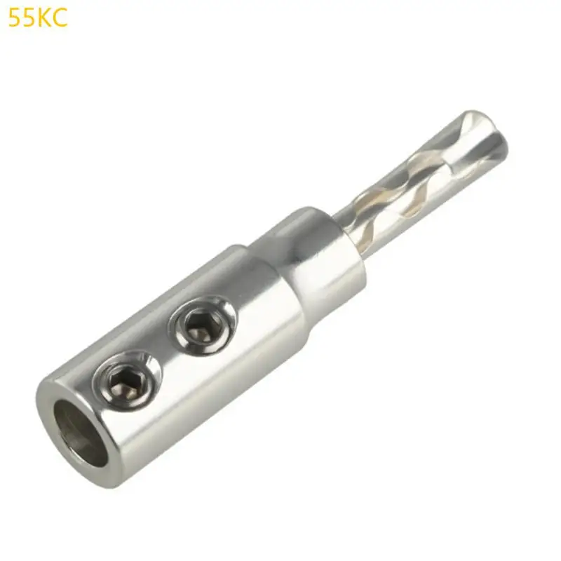 55KC Banana Plug Not Need Soldering Silver Plated Adapter For Auditory Connector