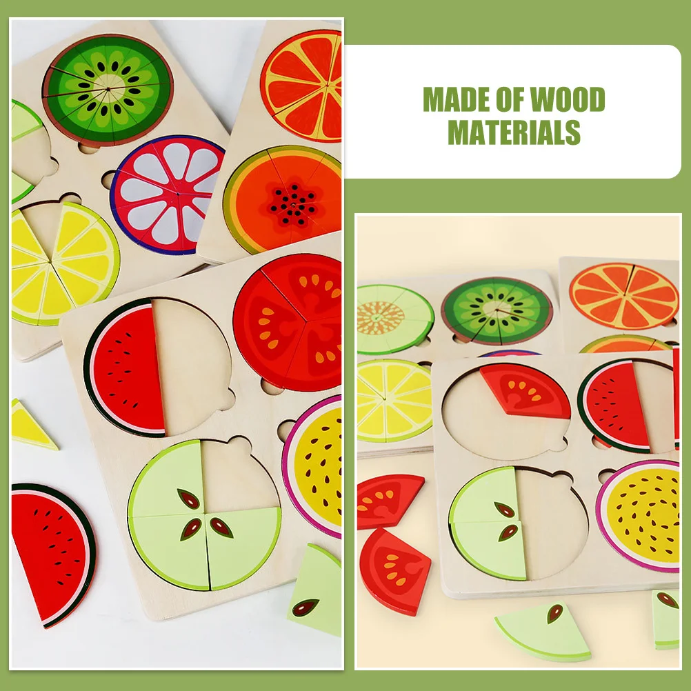 

1 Set Of Math Teaching Aids Wooden Kids Arithmetic Number Cognition Fraction Learning Early Educational Tool Kids Math Plaything