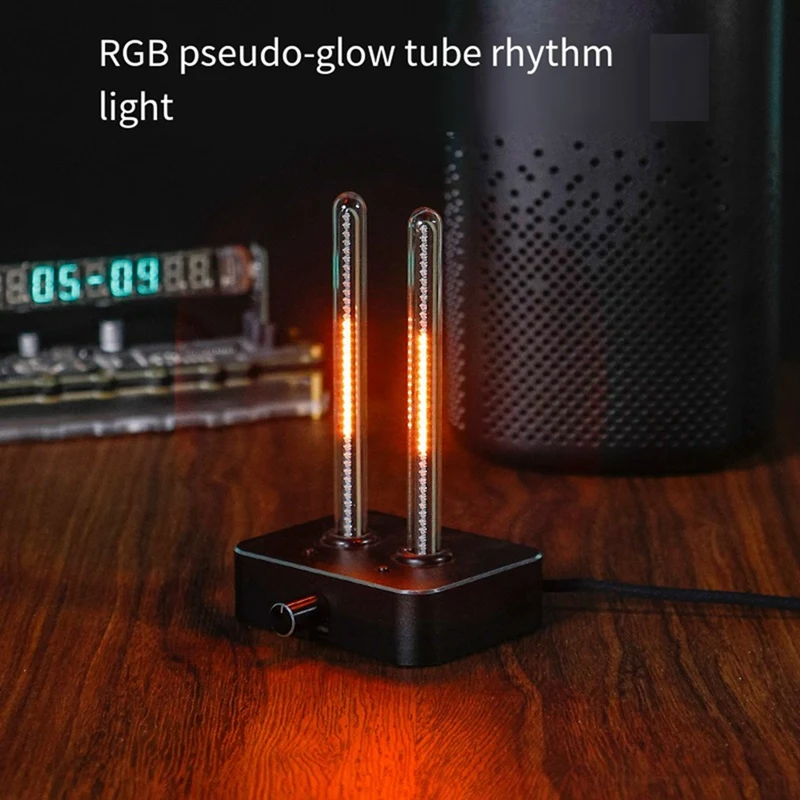 Retro Pseudo-Nixie Tube IN9 Electronic Tube Music Spectrum Meter Level Meter Desktop Ornament Pickup Rhythm Light Easy To Use