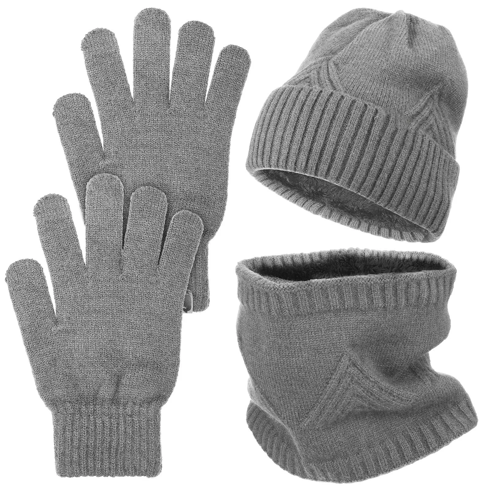 

Touch Screen Glove Thermal Touchscreen Gloves Beanie Hat Scarf Keep Warm Hats and Scarves Work Winter Hooded