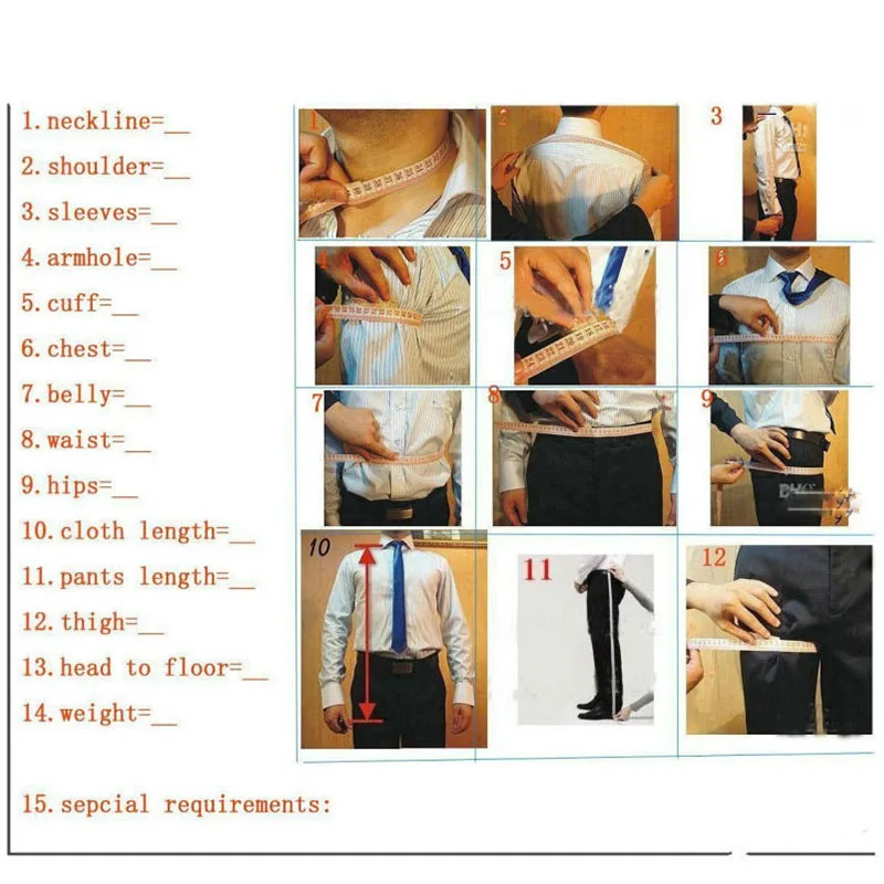 Men Suits Custom Slim Fit for Wedding 3 Piece Italian Style Groom Tuxedo Business Formal Suit