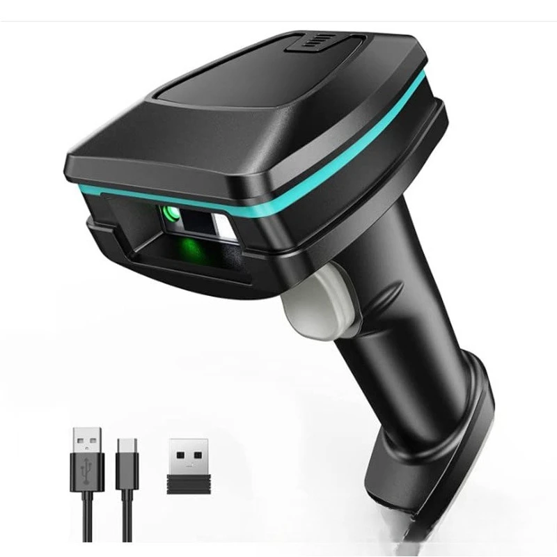 2D light industrial handheld scanning gun supermarket cashier universal wireless scanning gun code scanner