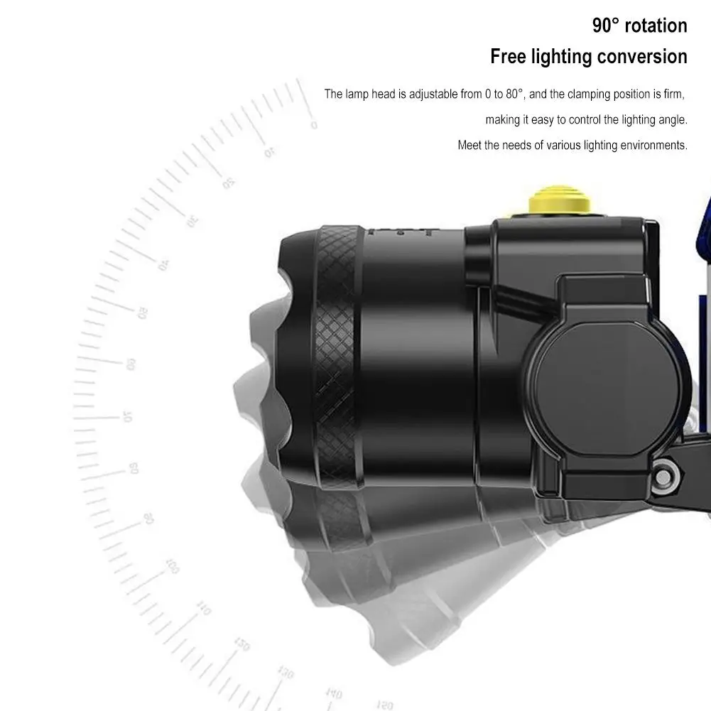 Recarregável LED Zoom Lanterna Luz, Fonte de Luz, Caça Tocha, Pesca Lâmpada, Camping Lâmpada, V4n2