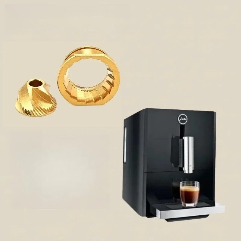 Geeignet für JURA Kaffeemaschine X8 Mahlwerk Schneidkopf Zubehör Titanbeschichteter Universal A179E86WE6 Schleifkernkegel