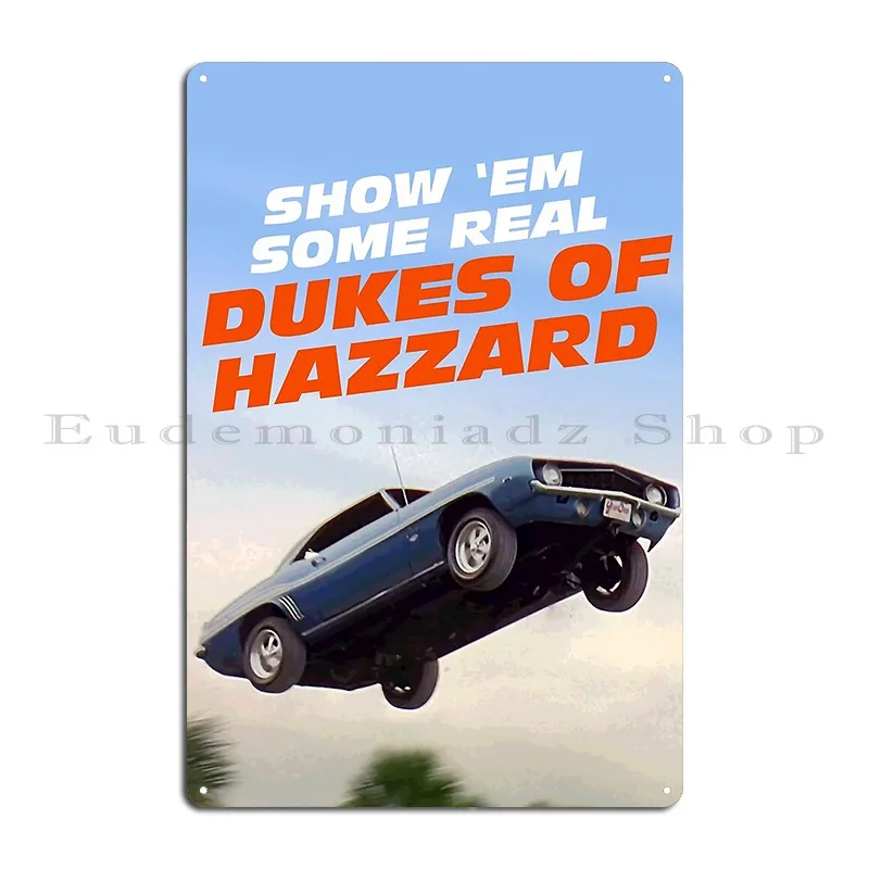 عرض Em بعض دوقات الواقع من المخاطر بدون خطوط لوحة معدنية ملصق المنزل صدئ إنشاء المرآب ملصق تسجيل القصدير المخصص #2