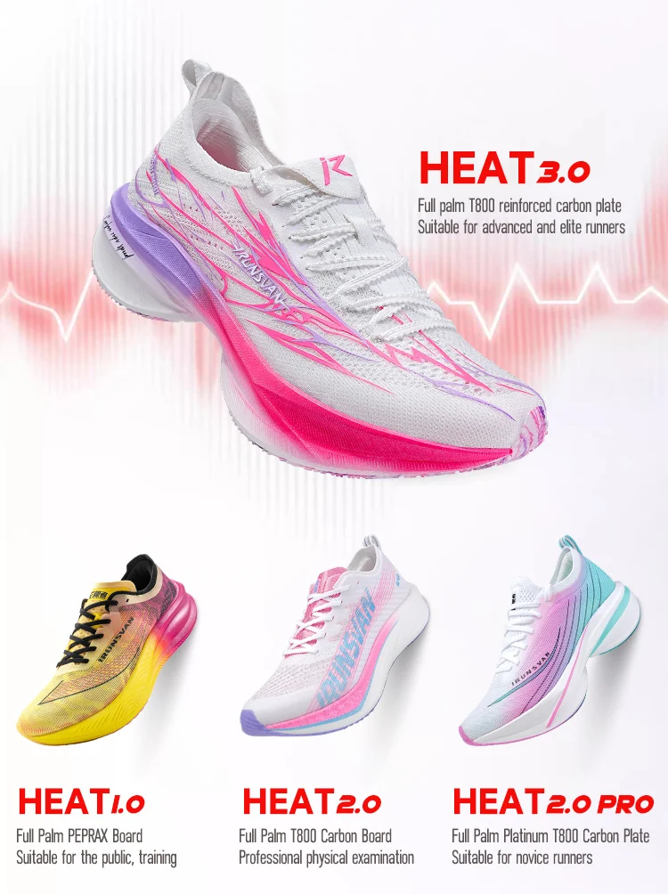 Vollflächen-Carbonplatte Laufschuhe Unisex 2025 - IRUNSVAN Läufer Geschwindigkeitstrainings-PE-Testschuhe 136 – Detail 18