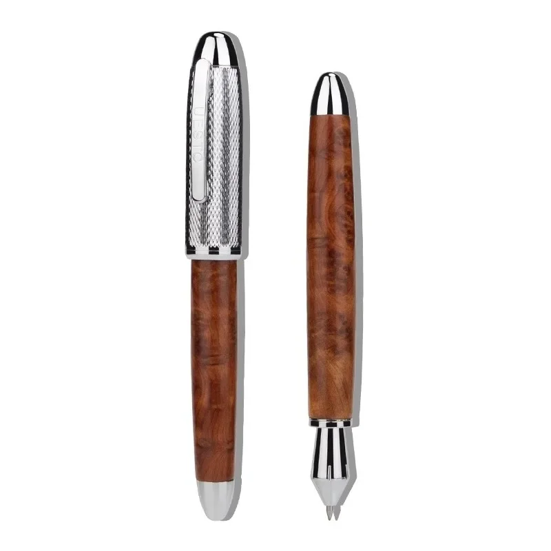 

Новая ручка-роллер с деревянным зерном, шестиугольная деловая гелевая ручка, рубашка, деревянная коллекция в стиле ретро, студенческие канцелярские принадлежности, практика письма