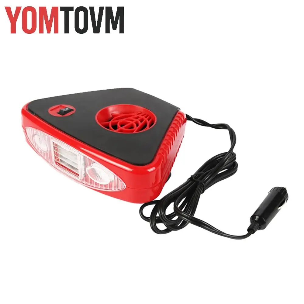 Built-in LED Lights Car Heater for vehicles equipped with a 12 V DC cigarette lighter port 12V Car Heater