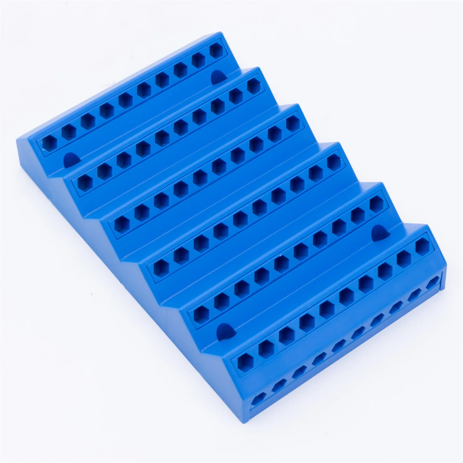 70 Slot Hex Bit Holder Organizer Drill Bit Storage Milling Drill Holder 1/4 Inch Hex Screwdriver Bit Organizer(NO screwdriver)