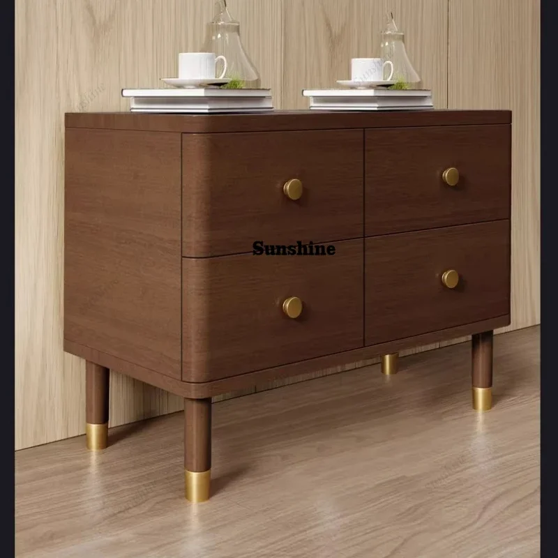 TDNordic oversized capacity four-drawer chest of drawers bedroom bedside storage locker