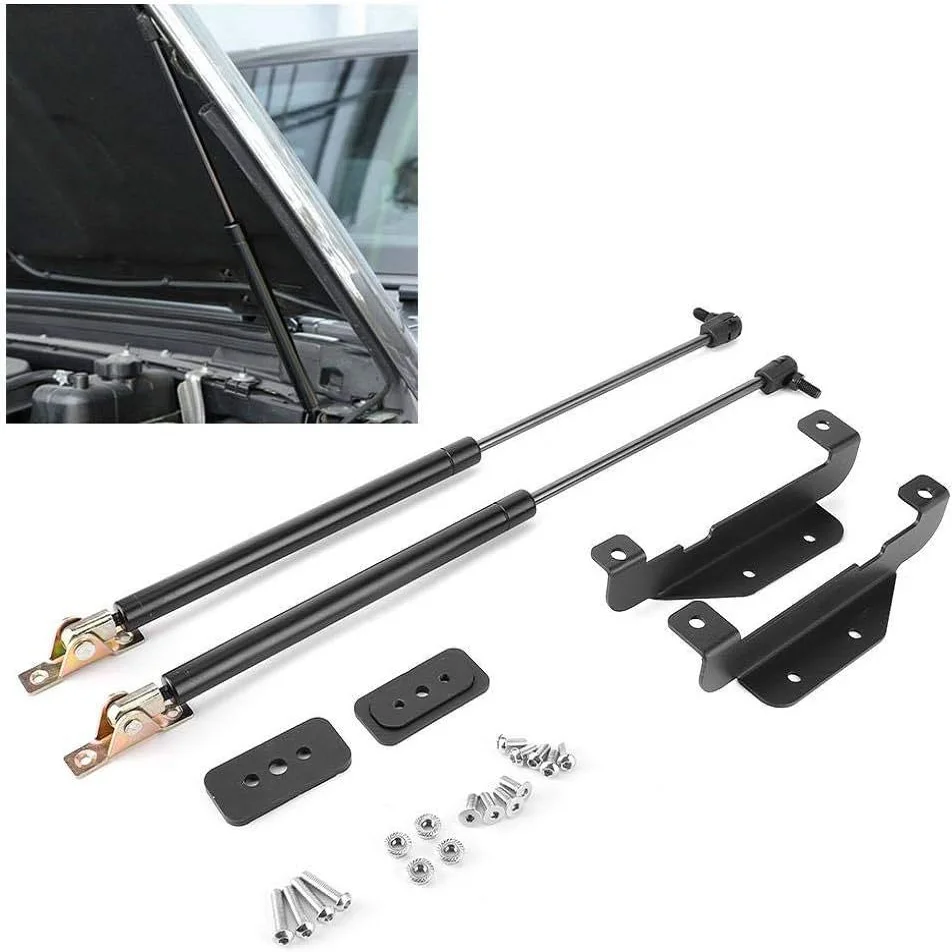 Compatible For  Jeep Wrangler JL 18-24 & Gladiator JT 20-24 Front Hood Lift Strut Suspension Support Kit