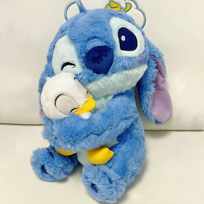 

New Disney 25cm Plush Doll Stitch Lilo Doll Cute Duck Stitch Plush Stuffed Toy Christmas Children's Birthday Gift Kawaii Toys