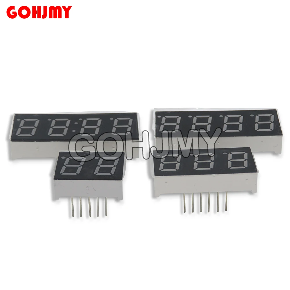 5pcs 0.36 Inch Led Display 7 Segment 1 Bit/2 Bit/3 Bit/4 Bit Digit Tube Red Common Cathode / Anode Digital 0.36 Inch Led