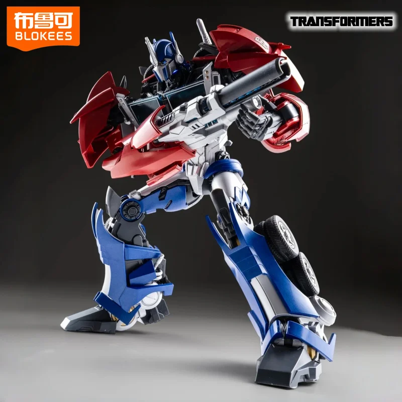 BLOKEES ‌ Transformers ‌   Modèle de jouet de dessin animé Optimus Prime en blocs de construction légendaire, ornements de bureau, cadeaux de vacances
