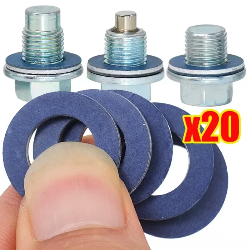 

Car Oil Drain Screw Gasket 90430-12031 Auto Replaceable Parts Engine Sump Aluminum Seal Gasket for Toyota 12mm Hole Nut Washer