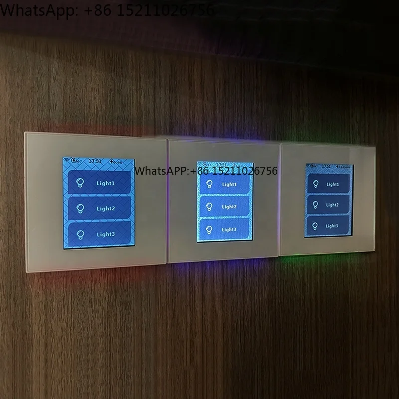 

Lanbon L8 7 in 1 LCD Touch Panel Switch WiFi Mesh Smart 1 Gang 2 Gang 3 Gang Switch Support Voice Control GOOGLE HOME Alexa Siri