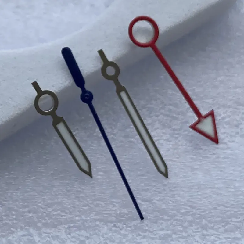 นาฬิกาข้อมือดัดแปลงชิ้นส่วนเหล็ก BGW-9ฟ้าเรืองแสงสีแดง Gmt เหมาะสำหรับ NH34เคลื่อนไหวอัตโนมัติ