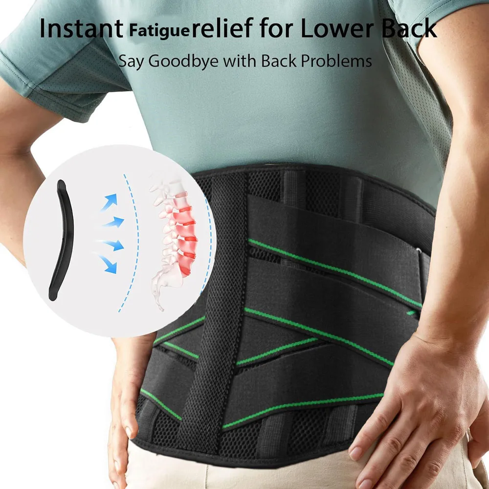 1Pcs Back Support for Lower Back Pain, for Men & Women, Herniated Disc, Sciatica, Scoliosis, Lumbar Back Support Belt