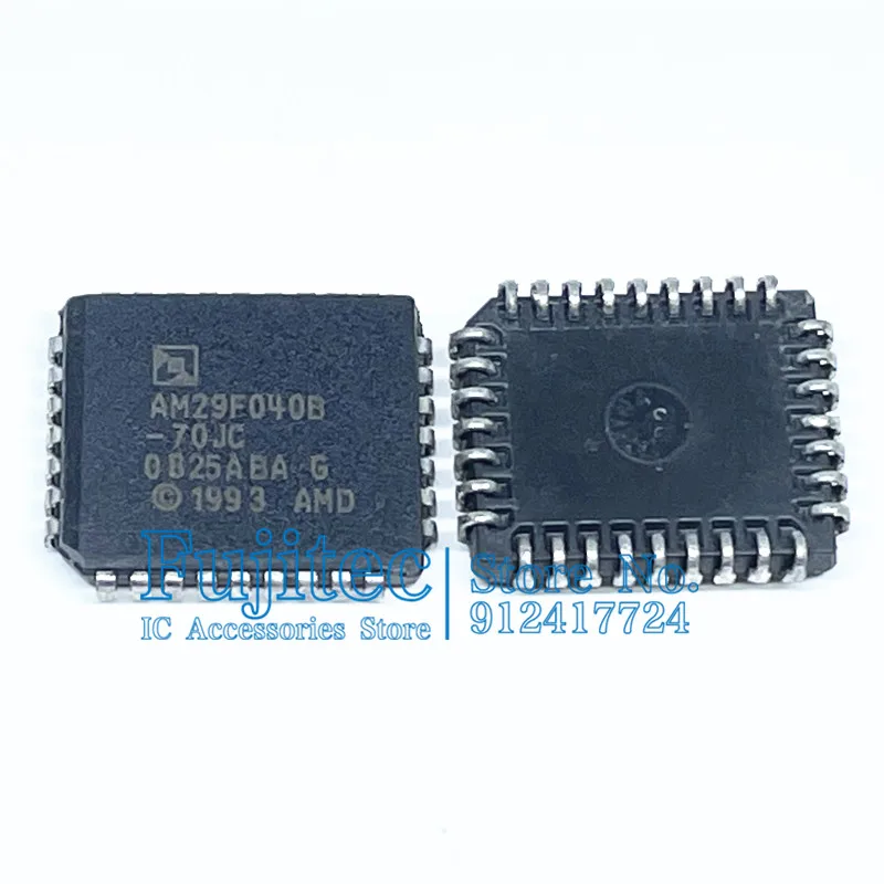 AM29F040B-70JI AM29F040B-70JC, AM29F040B, AM29F040B-70JF AM29F040B-70, AM29F040, 29F040, PLCC32 재고, 로트당 5 개
