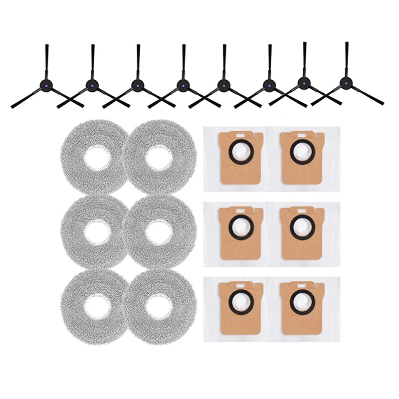 A02V-Spazzola laterale principale Filtro Hepa Mop Panno Parti di ricambio per Jonr P20 PRO/T5 Pro Robot Aspirapolvere Accessori