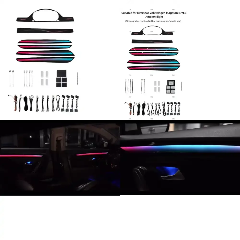 2025 Upgrade Car Interior Atmosphere Light Symphony Accessories Suitable for VW Magotan Passat B7 & Passat CC