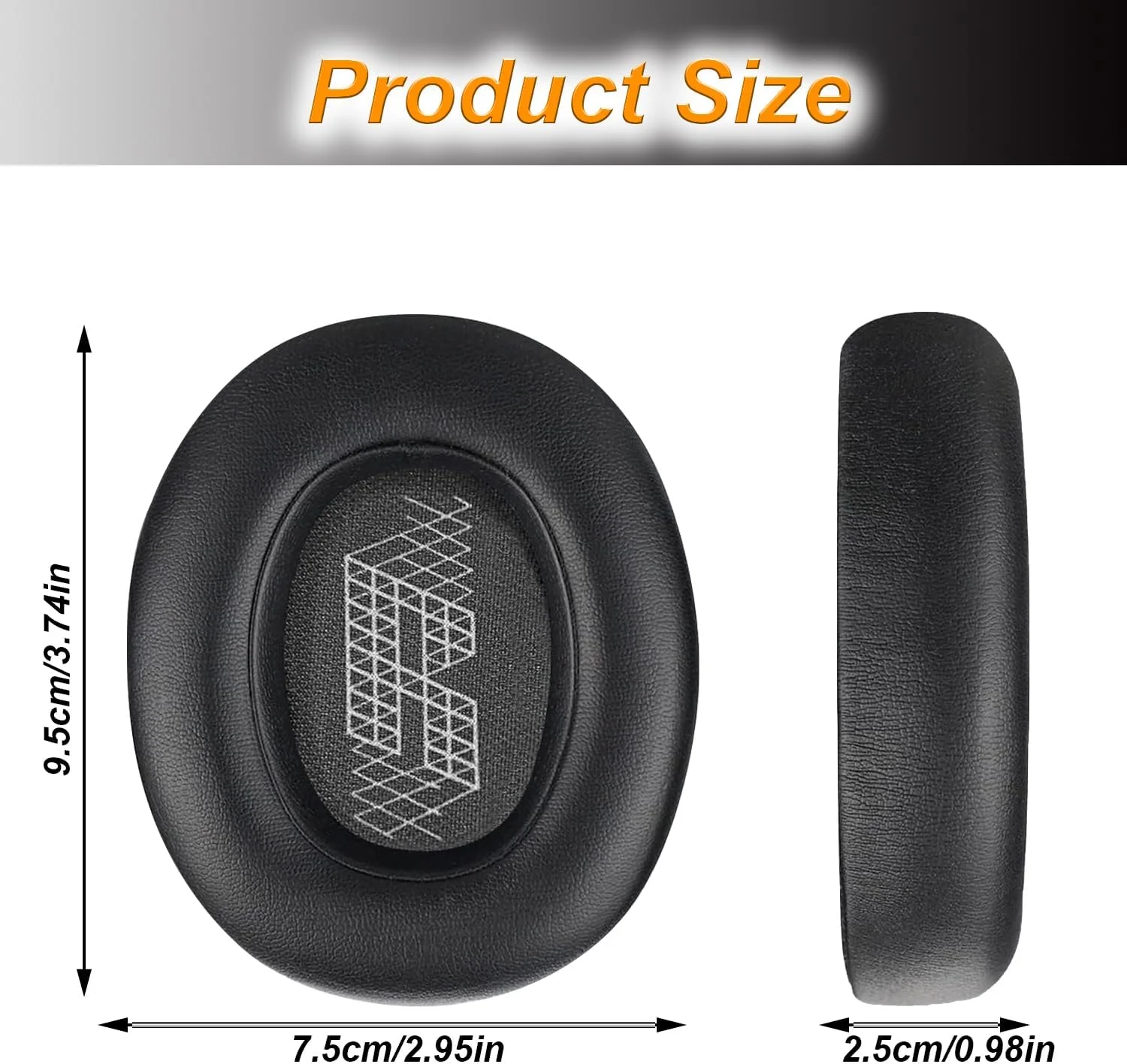 Live 650 BTNC E65BTNC Ear Pads Compatible with JBL E65 E65BTNC/ Duet NC/Live 650BTNC/ Live 660 BTNC Headphones I Replacement - view 4