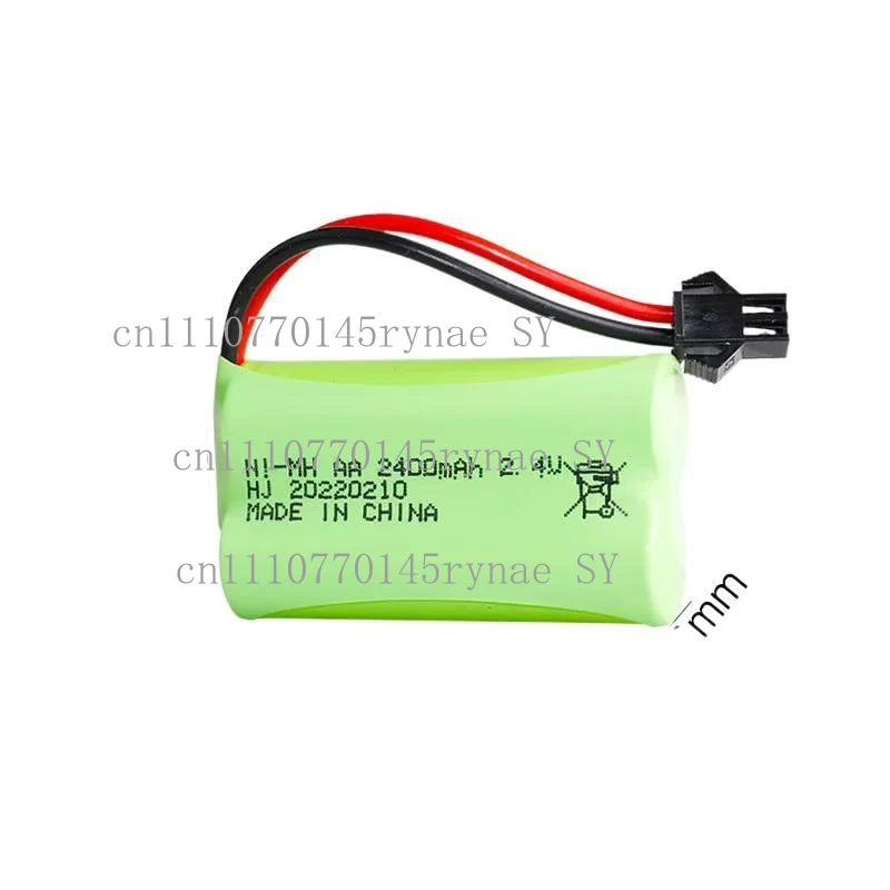 AA 2.4V single-line arrangement 2400mAh Ni-MH Rechargeable Battery Pack For RC Toys Cars Tanks Robots Boats Guns