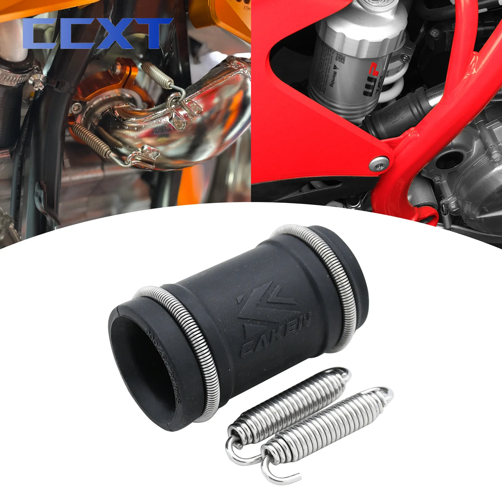 

Exhaust Coupler Silencer Tailpipe Rubber Seal Cover Kit For KTM 300 250 SX EXC XCW XC TPI Husqvarna TE TC TEI TX TXI 2017-2023