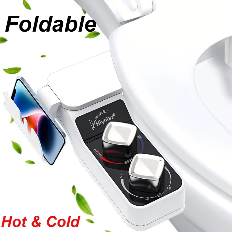 

Горячее и холодное теплое складное биде, неэлектрическая насадка для унитаза, самоочищающийся распылитель воды с регулируемым насадкой под давлением воды