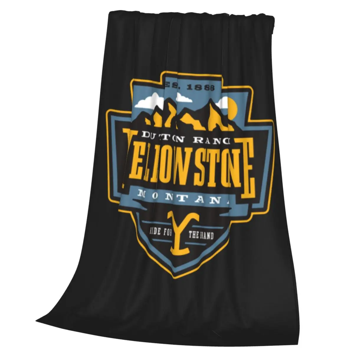 Yellowstone Quick Dry Dutton Ranch Blanket Soft Warm Flannel Throw Blanket Plush for Bed Living room Picnic Travel Home Sofa