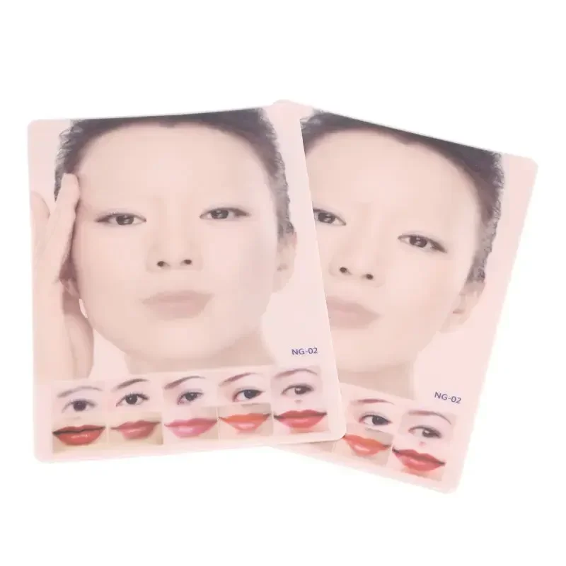 Silicone Microblade Tattoo Training Skin Cosmetic Accessories 1pcs Permanent Makeup Tattoo Face Eyebrow Lips False Practice Skin