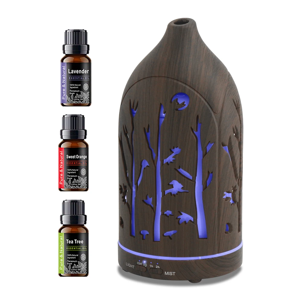 Aromatherapy Diffuser  Auto Shut Off, Ultra Quiet, 3  Oils  Perfect for Stress Relief, Sleep & Mindfulness