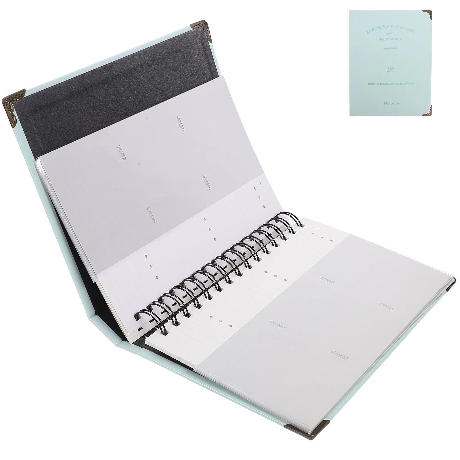 

Stylish Tickets Album Decorative Memory Book For Concert Movie Travel Receipts Storage Wear-Resistant Portable Loose-Leaf Cards
