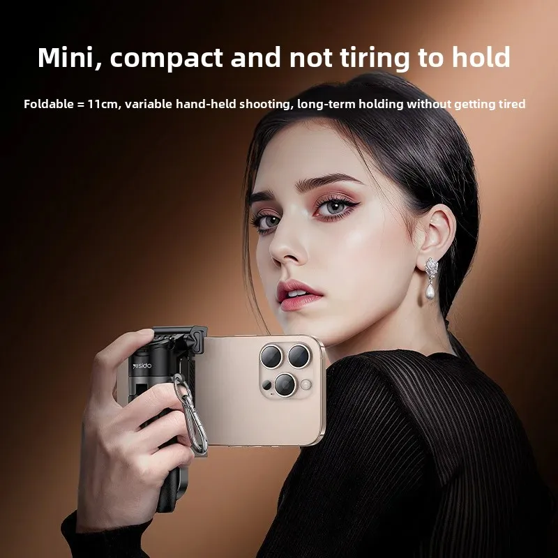 عصا سيلفي محمولة للسفر Yesido مزودة بتقنية البلوتوث وجهاز تحكم عن بعد ومضادة للاهتزاز وقابلة للتمديد Monopod عصا سيلفي للإلكترونيات الاستهلاكية #1