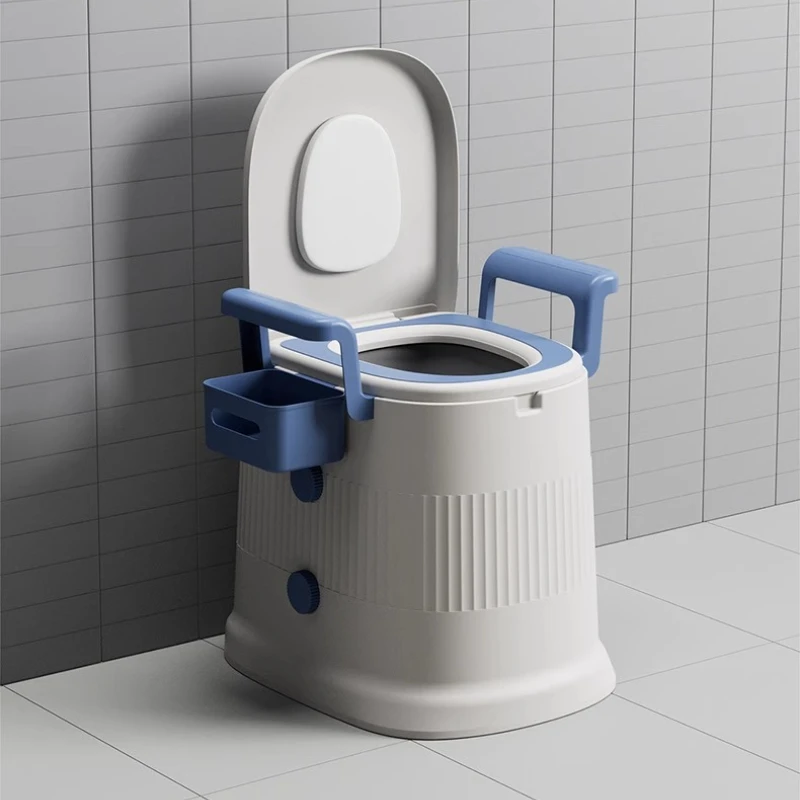 Rapid-Release Commode Chair, Pregnant Women's Toilet Seat, Non-Slip Bathing Stool, Portable Elderly Mobility Aid