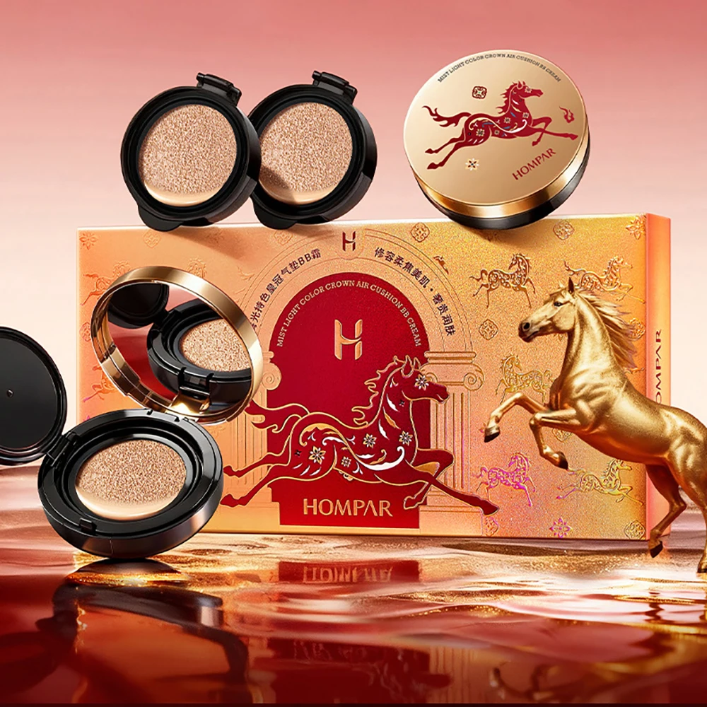 

Natural Color Matte Lasting Crown Air Cushion BB Cream Concealer Cosmetics Cover Blemishes air cushion cream light makeup