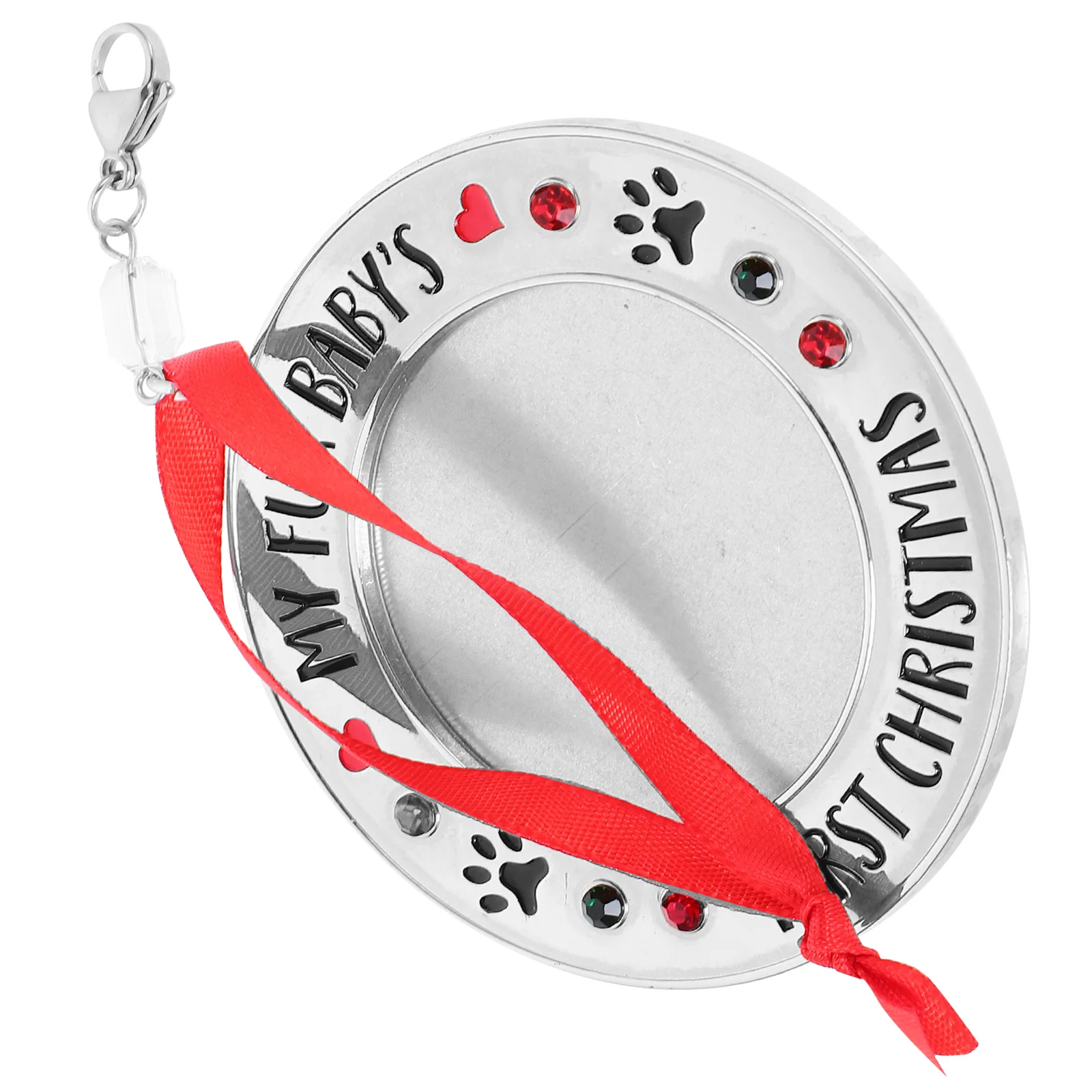 

Metal Photo Frame Pendant Christmas DIY Keepsake Picture Frame Ornament Holiday Gift Decor Decorative Picture Pendant