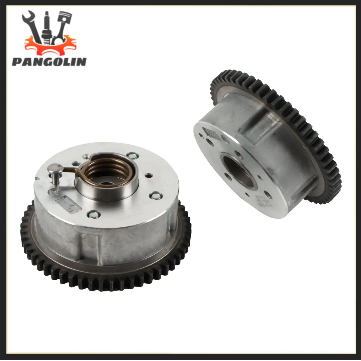 

2Pc Exhaust & Intake VVT Camshaft Timing Gear 24350-25000 24370-2G000 For Hyundai Kia Genesis Coupe Santa Fe Sonata Tucson 2.4L