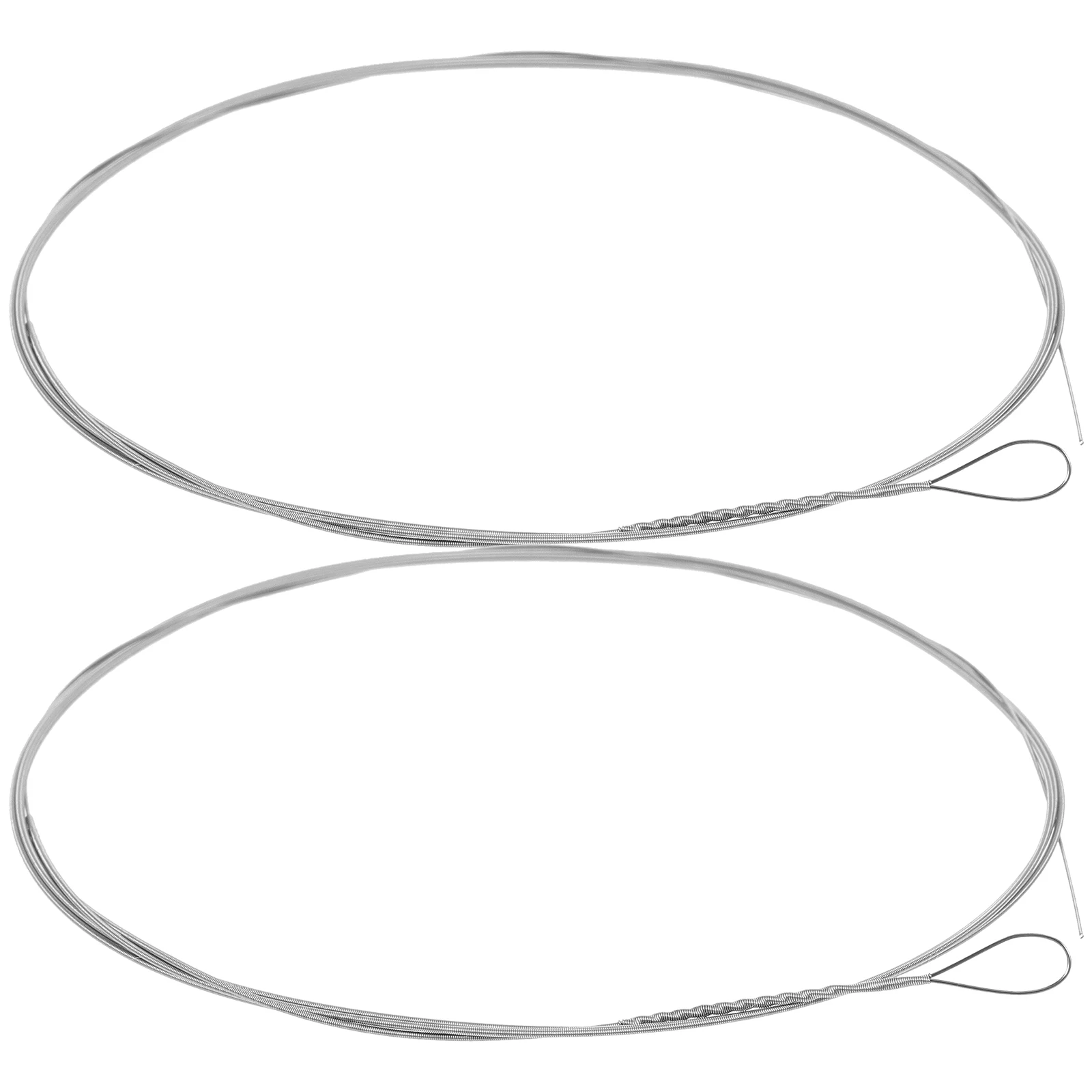 

2pcs Yangqin Steel Universal Dulcimer String Wire Wound Strings for Dulcimer Instrument Parts Replacement Instrument Parts