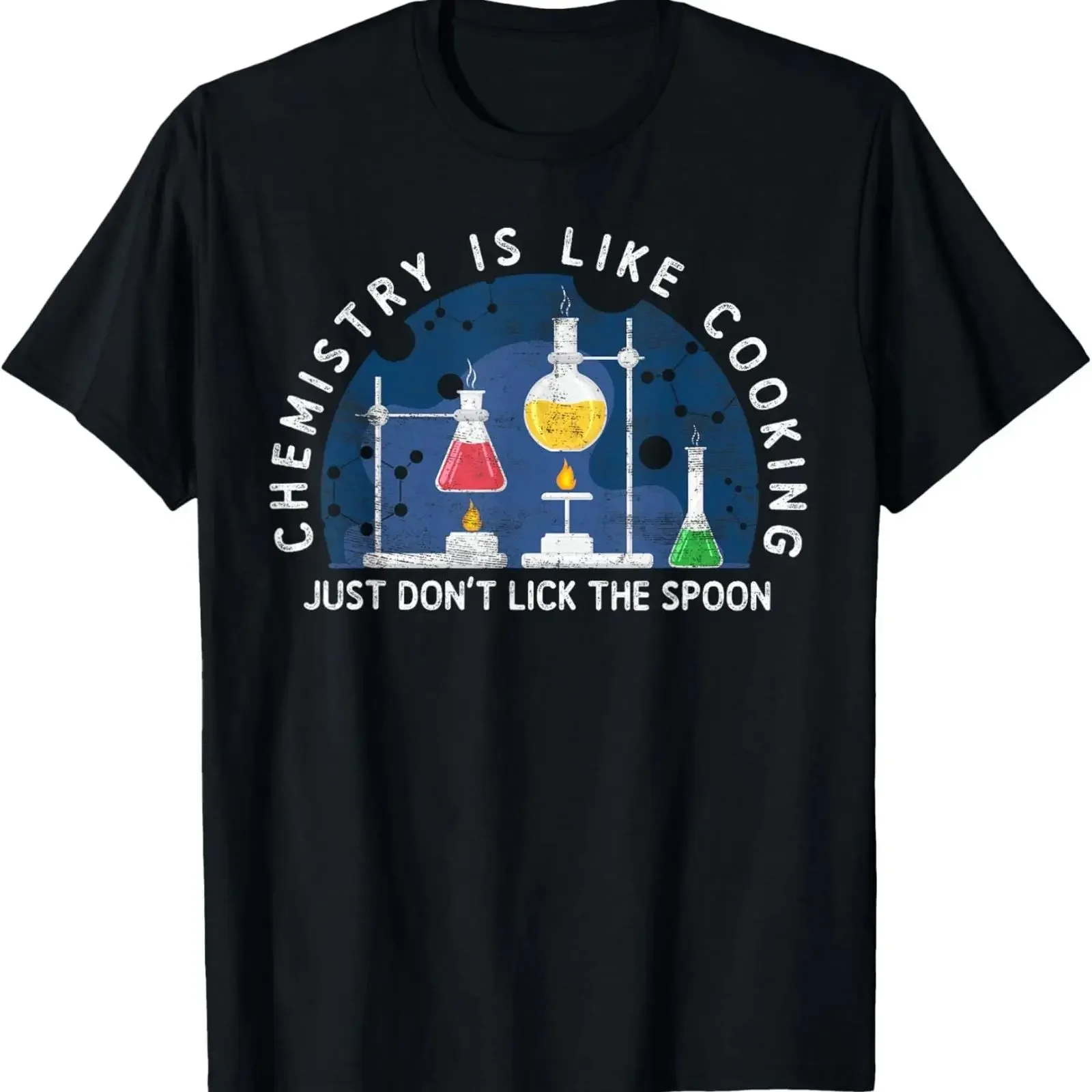 Funny T shirt for chemists s Chemistry is like cooking Science nerd Image 1 of 4 vintage Washed Versatile streetwear Slightly