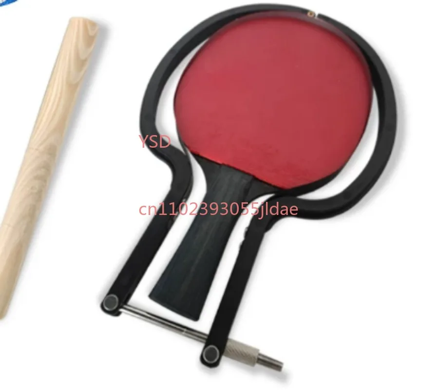 

Manual Press Table Tennis Racket Edge Cutter Double Roller Bearing Rubber Cutting Pasting Device
