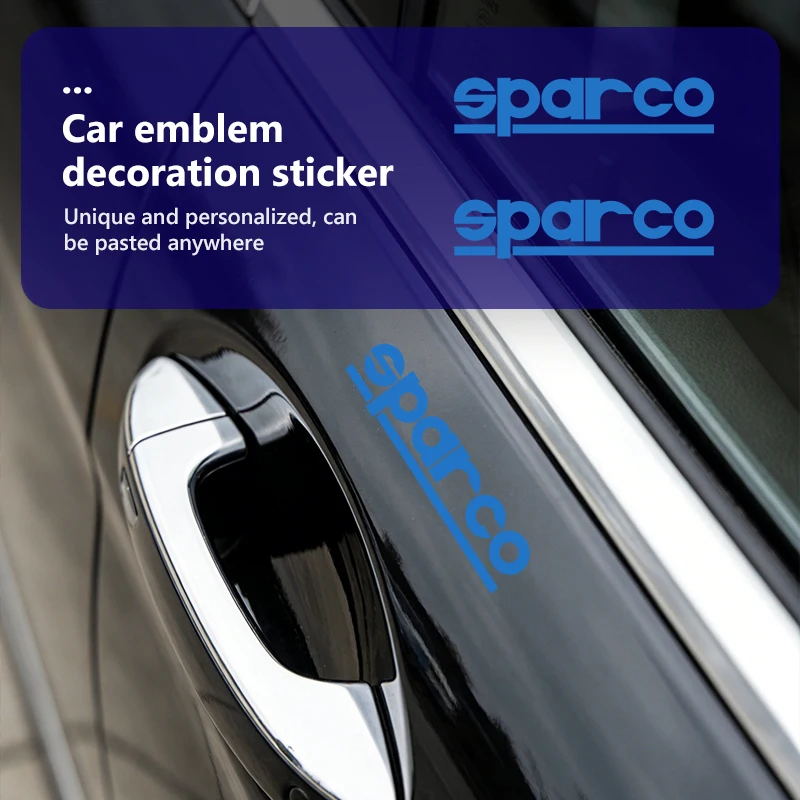 Autocollants pour emblème de voiture, autocollants pour coffre arrière, accessoires pour Sparco