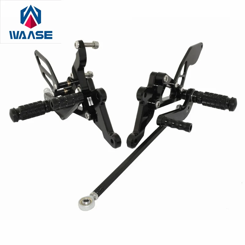 Motorcycle CNC Adjustable Rider Rear Sets Rearset Footrest Foot Rest Pegs For Yamaha YZF R6 2003 2004 2005