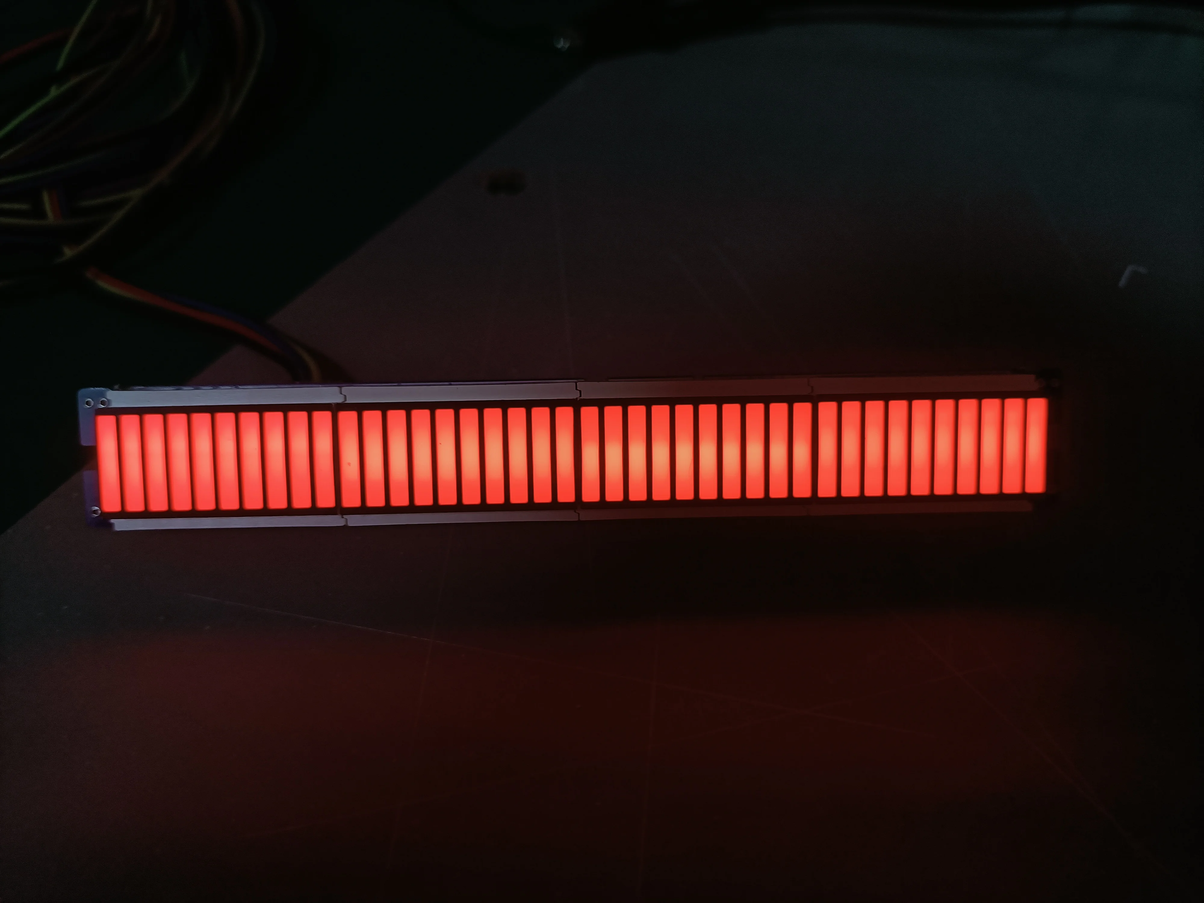 40segg LED Bargraph Display Module, DC12V Power Supply, 0-190Ω entrada de resistência, vermelho