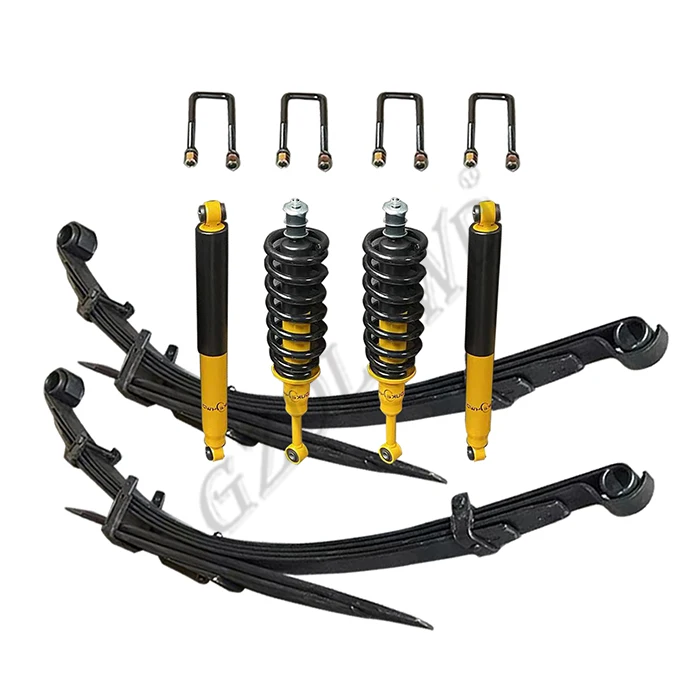 

U-Bolts Shock Absorbers Rear Dakar Leaf Spring Set Lift Kit For RANGER /DMAX / Hilux Vigo Revo