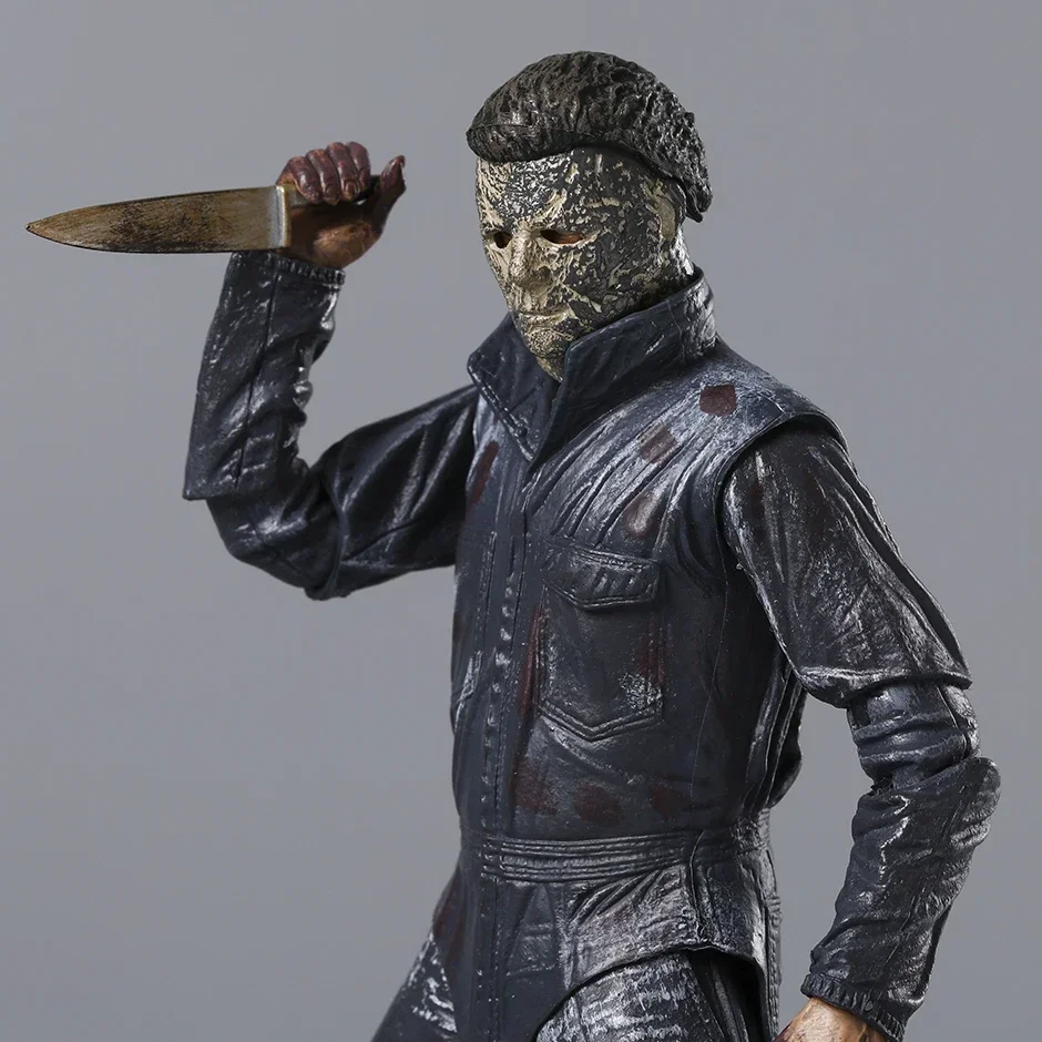 NECA-Fim de Halloween Michael Myers Action Figure, Brinquedo Exclusivo Filme, Modelo Boneca, Filme