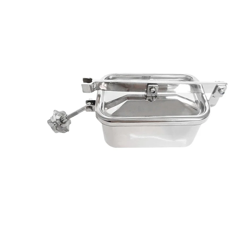 250x150mm Rectangular Manhole Cover Stainless Steel Tank Manway