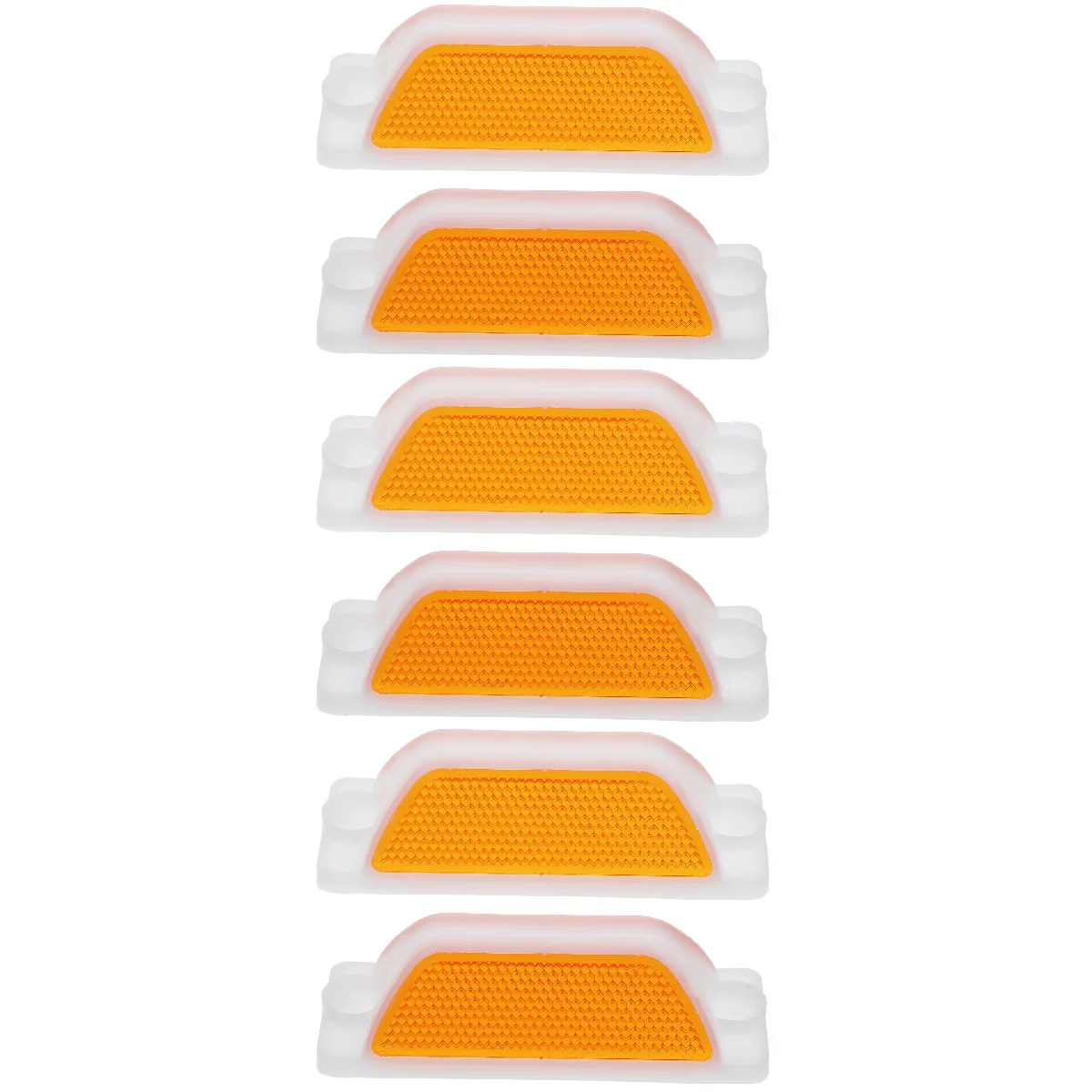 Set of 3 Reflective Delineator Delineators for Road Signs Reflector Driveway Markers Polycarbonate Plastic Reflectors Pavement