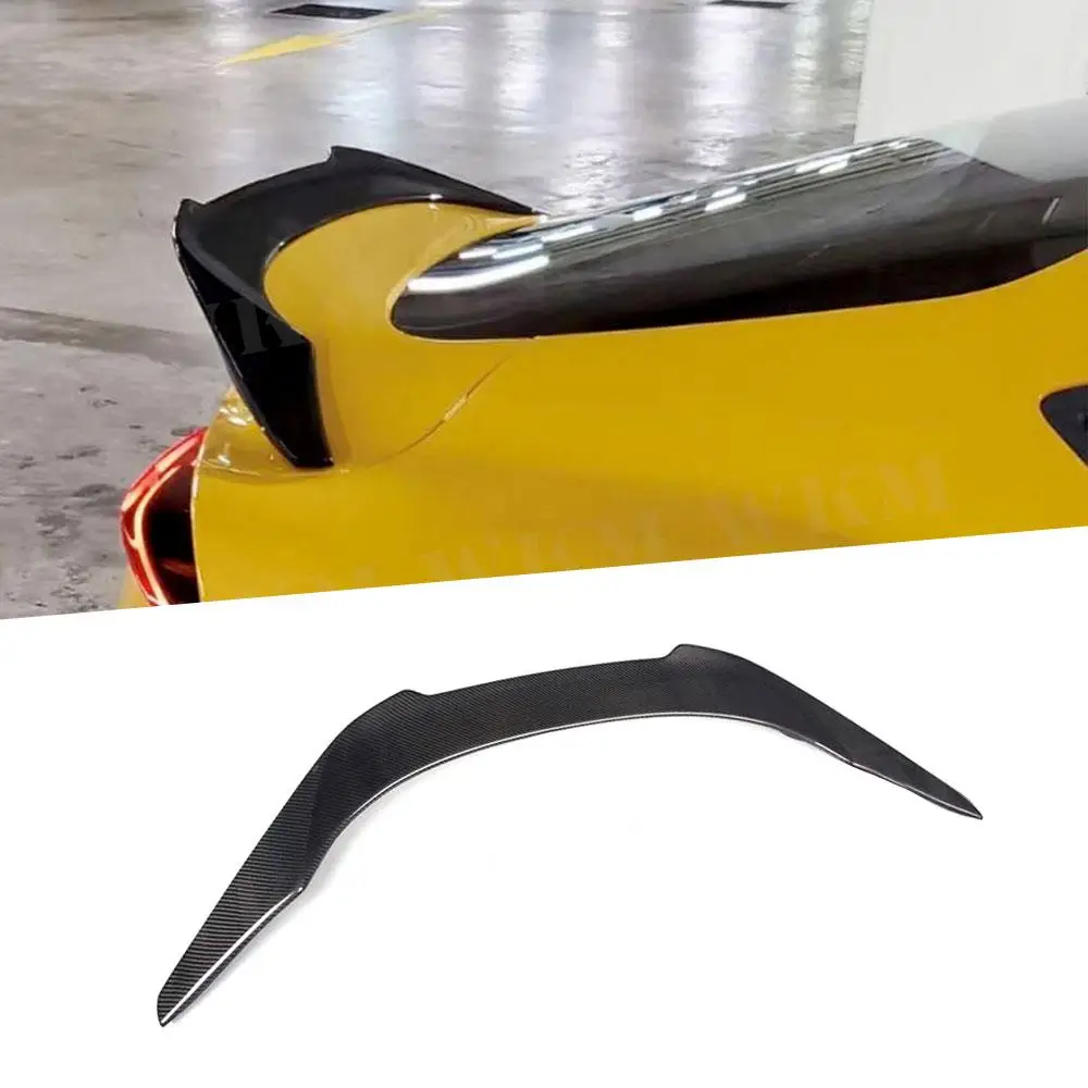 

Carbon Fiber Rear Spoiler Boot Racing Wings for Toyota Supra 2019 2020 + Fiber Glass Rear Trunk Duck Spoiler Wing