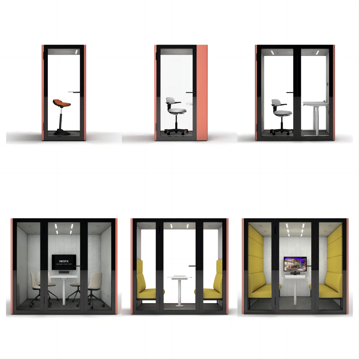 Customized Portable Sound Isolation Silence Phone Booth Acoustic SoundProof Room Work Pods Office Pod Furniture for Sale